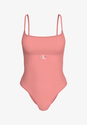 Calvin Klein Swimwear, GRAPHIC MONOGRAM - Badeanzug - washed scarlet