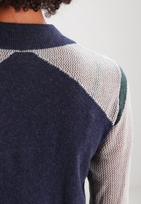 YAS Strickpullover - dark blue