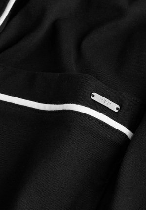 REGULAR FIT - BUTTON THROUGH SET - Nachtwäsche Set - black