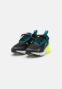 Nike Sportswear AIR MAX 270 UNISEX - Sapatilhas - black/white/bright spruce/barely volt