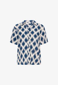 Non sélectionné, ogee ikat med blue