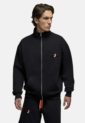 Saē, SWEATSHIRT KACHI BLACK HOMME - Sweat zippé - noir