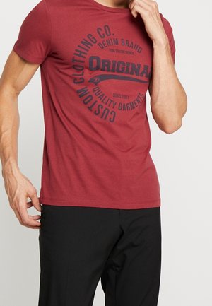 T-shirts print - bordeaux