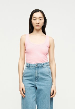 VARIGATED NANO LOGO TANK - Top - aloha pink