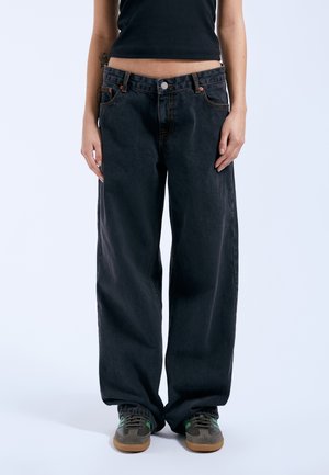 HILL - Wide Leg - dust washed black