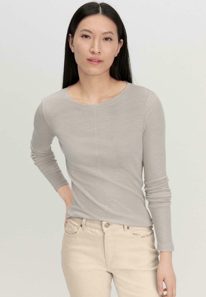 hessnatur MERINO - Langarmshirt - düne