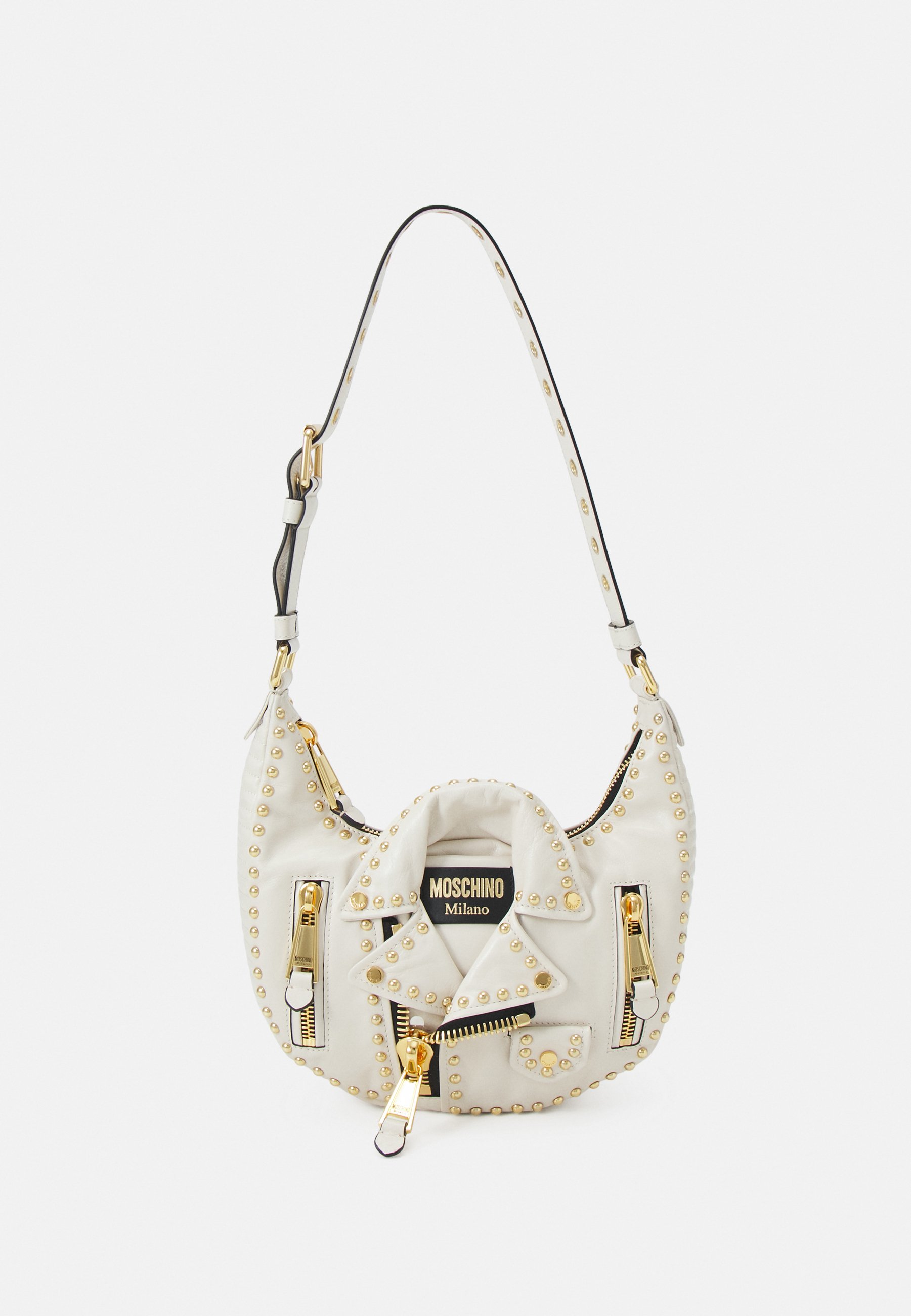 Love Moschino Damen MINIBAG In Weiß – Stylische Saffiano-Tasche Aus PU Mit Klettverschluss