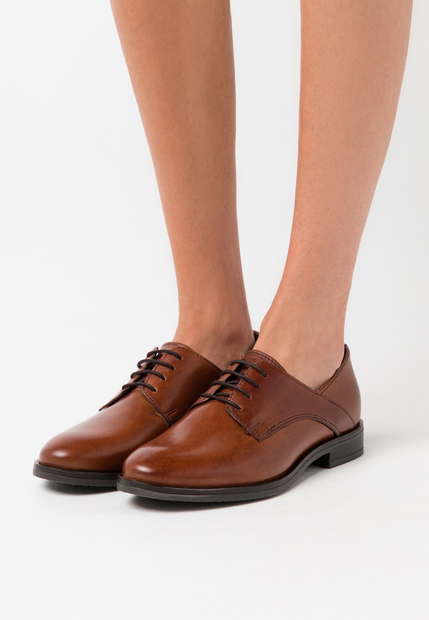 Anna Field LEATHER - Snøresko - cognac Anna Field LEATHER - Snøresko - cognac