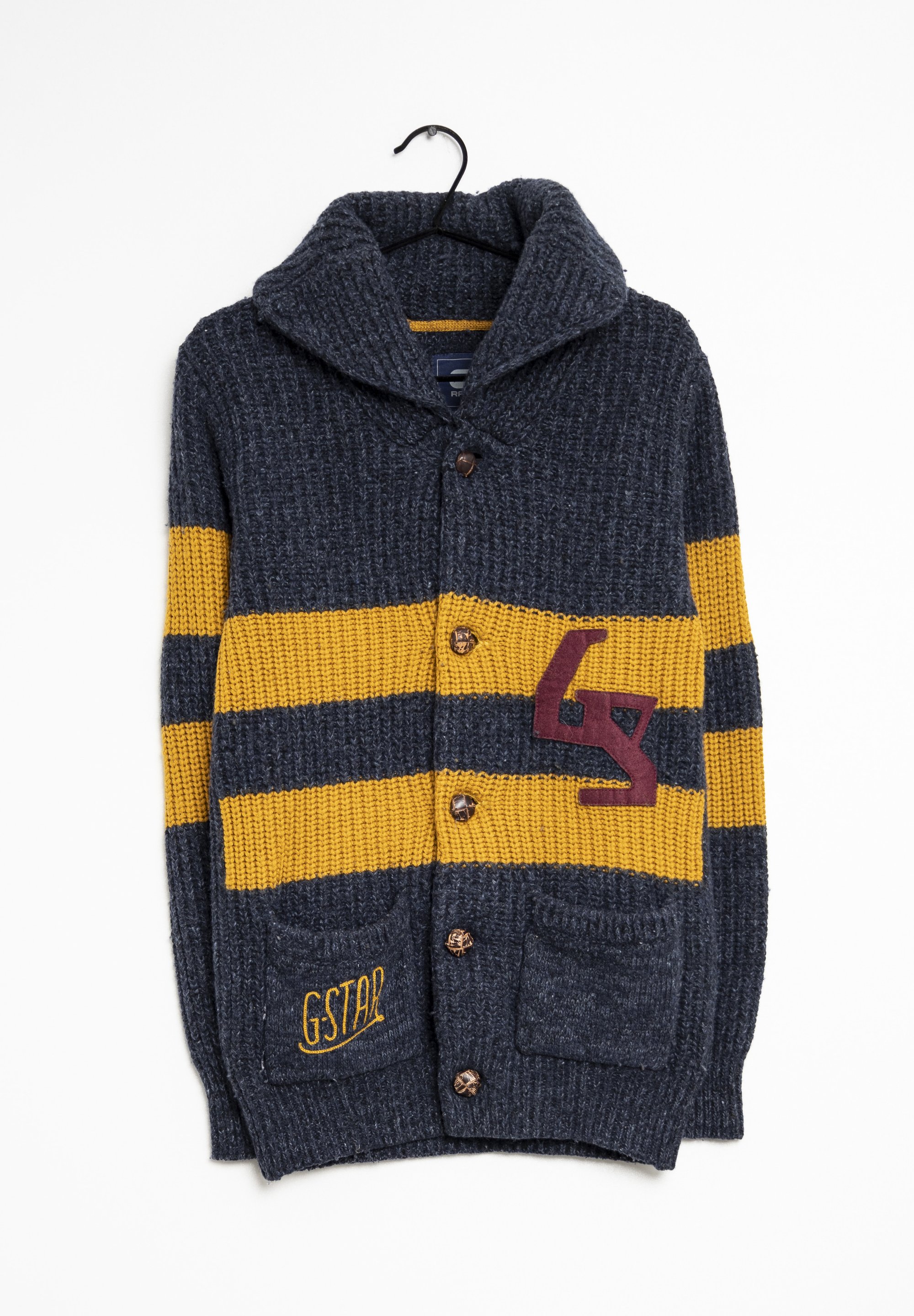 Auktion Strickjacke G Star Wolljacke Herrenjacke G-Star RAW M Blau