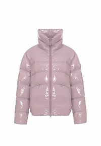 GLOSSY WITH HIGH COLLAR - Dunjacka - pink
