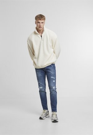 2Y Premium, FRANCISCO DESTROYED - Jeans Slim Fit - midblue