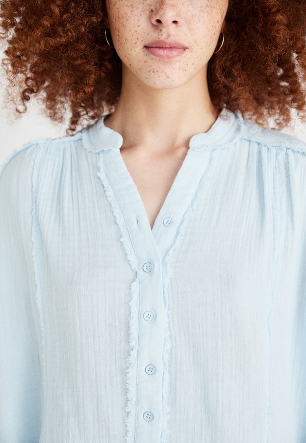 VALLEY DOUBLE CLOTH - Button-down blouse - ice water3