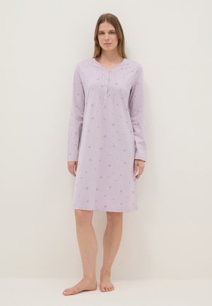 OVS, NIGHTDRESS SERAFINO COLLAR FLORAL PATTERN - Camisón - light purple