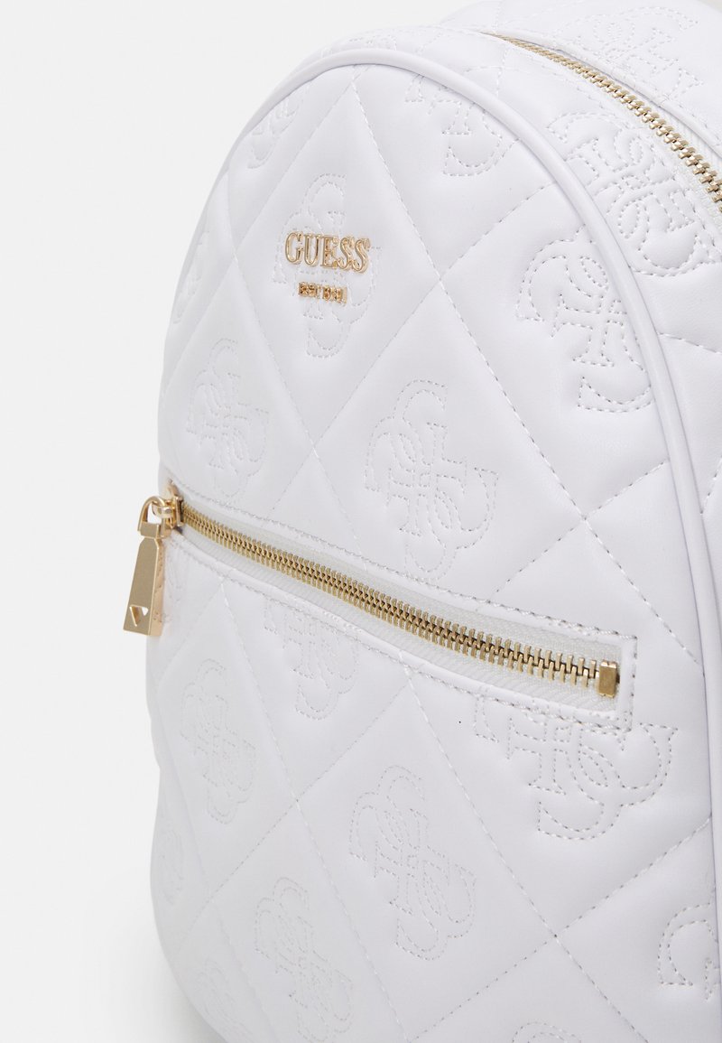 Guess Small Faux Leather Backpack Bag Studded Cream/Off White/Gold 41ng13YNT7L._AC_UY200_.jpg main image 3