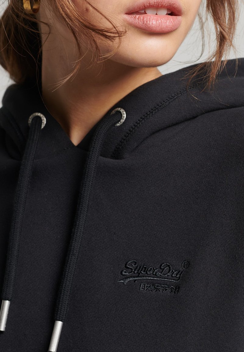 Damen Sweatshirts | Superdry VINTAGE Kapuzenpullover black/schwarz - KK22853 Damen Sweatshirts | Superdry VINTAGE Kapuzenpullover black/schwarz - KK22853