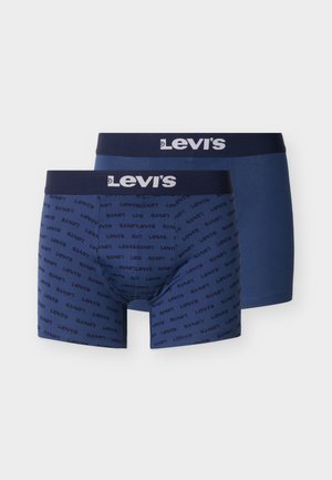 MEN LOGO BRIEF 2 PACK - Krátke boxerky - navy