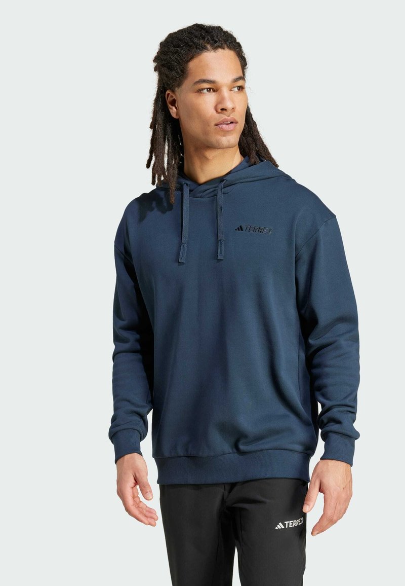 Adidas Terrex TX LOGO HOODY - Jersey con capucha - aurora ink