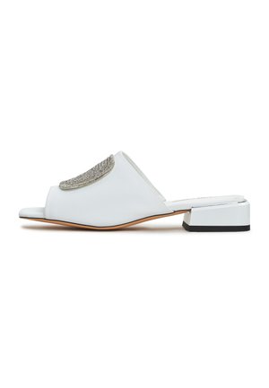 Pantolette flach - white