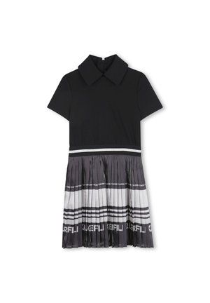 KARL LAGERFELD KIDS DRESS - Dnevna haljina - black/charcoal grey