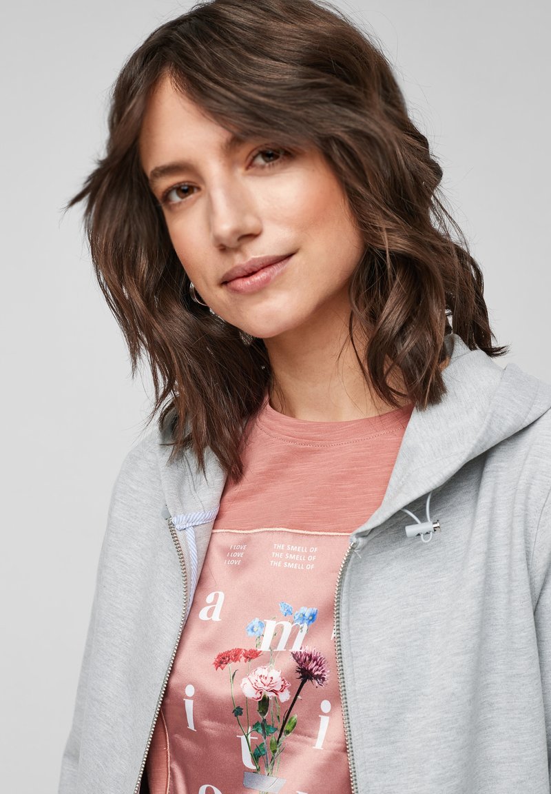 Damen Sweatshirts | s.Oliver Sweatjacke grey melange/grau - NN75460 Damen Sweatshirts | s.Oliver Sweatjacke grey melange/grau - NN75460