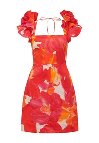 MACKENZIE RUFFLE SLEEVE MINI - Juhlamekko - parker floral