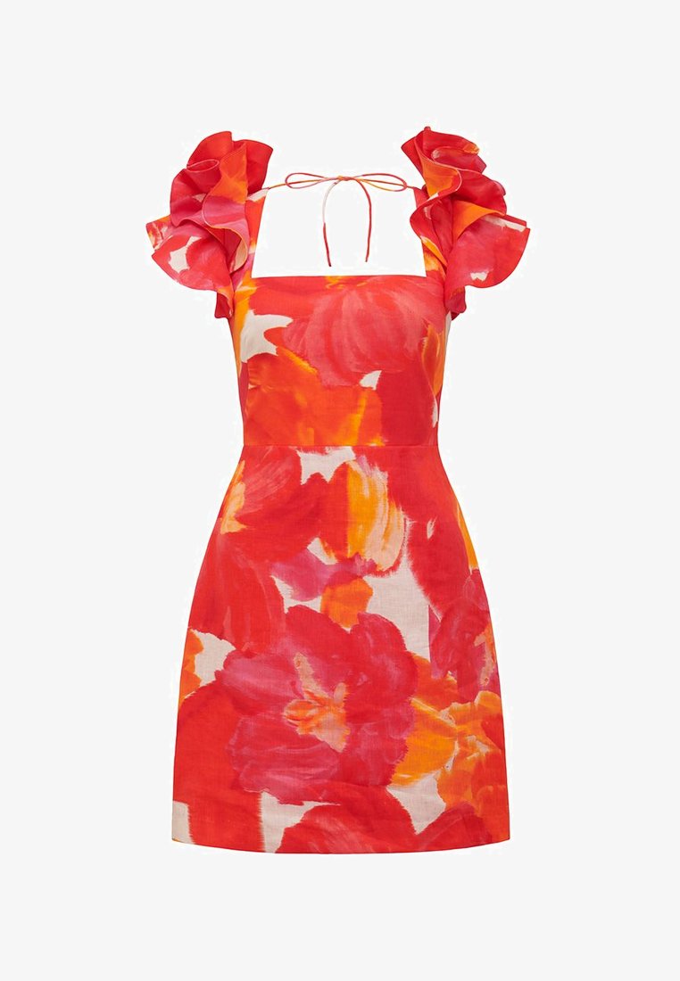 Forever New MACKENZIE RUFFLE SLEEVE MINI - Cocktail dress / Party dress - parker floral