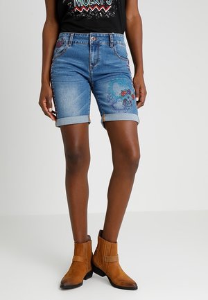 Farkkushortsit - blue denim