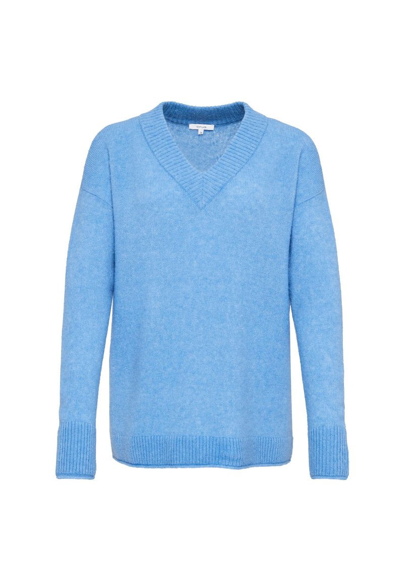 Damen Strickjacken | Opus Strickpullover like water/blau - YA94730 Damen Strickjacken | Opus Strickpullover like water/blau - YA94730