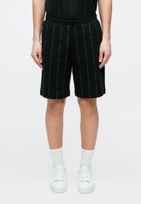 EA7 Emporio Armani TRAIN GRAPHIC MONOGRAM - Dresside alumine osa - black/white