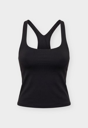 Nike Performance, ZENVY BRA TANK - Μπλούζα - black/cool grey