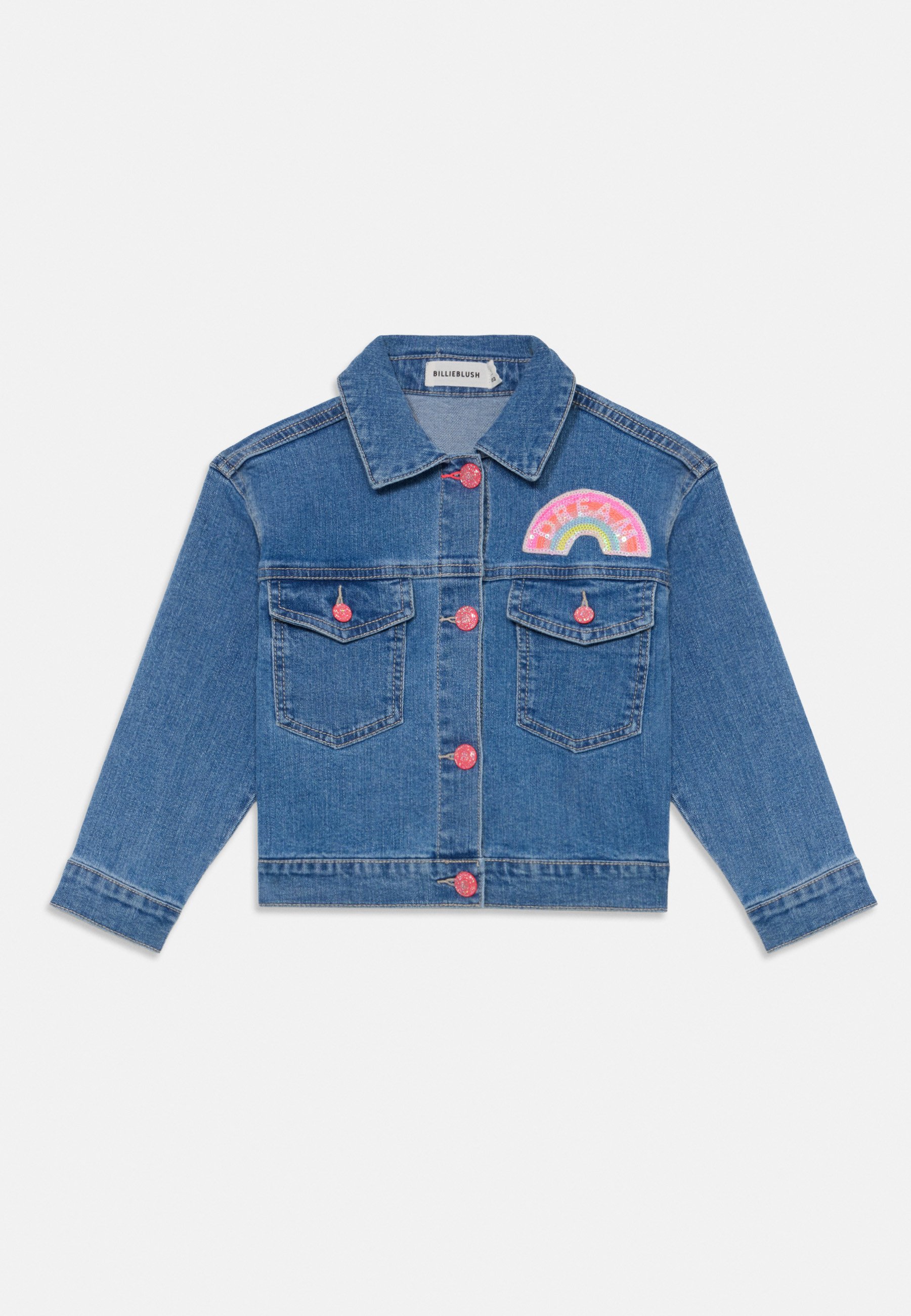SXSHUN Veste En Jean Fille Papillon Broderie - Denim Cowboy Manches Longues Pour Enfant, Mignon Et Confortable