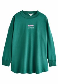 REGULAR FIT - GRAPHIC LONG SLEEVE CREW NECK - Top dugih rukava - green pink