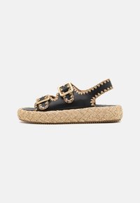 Steve Madden - Háncstalpú vászoncipők - black Miniatűr kép 1