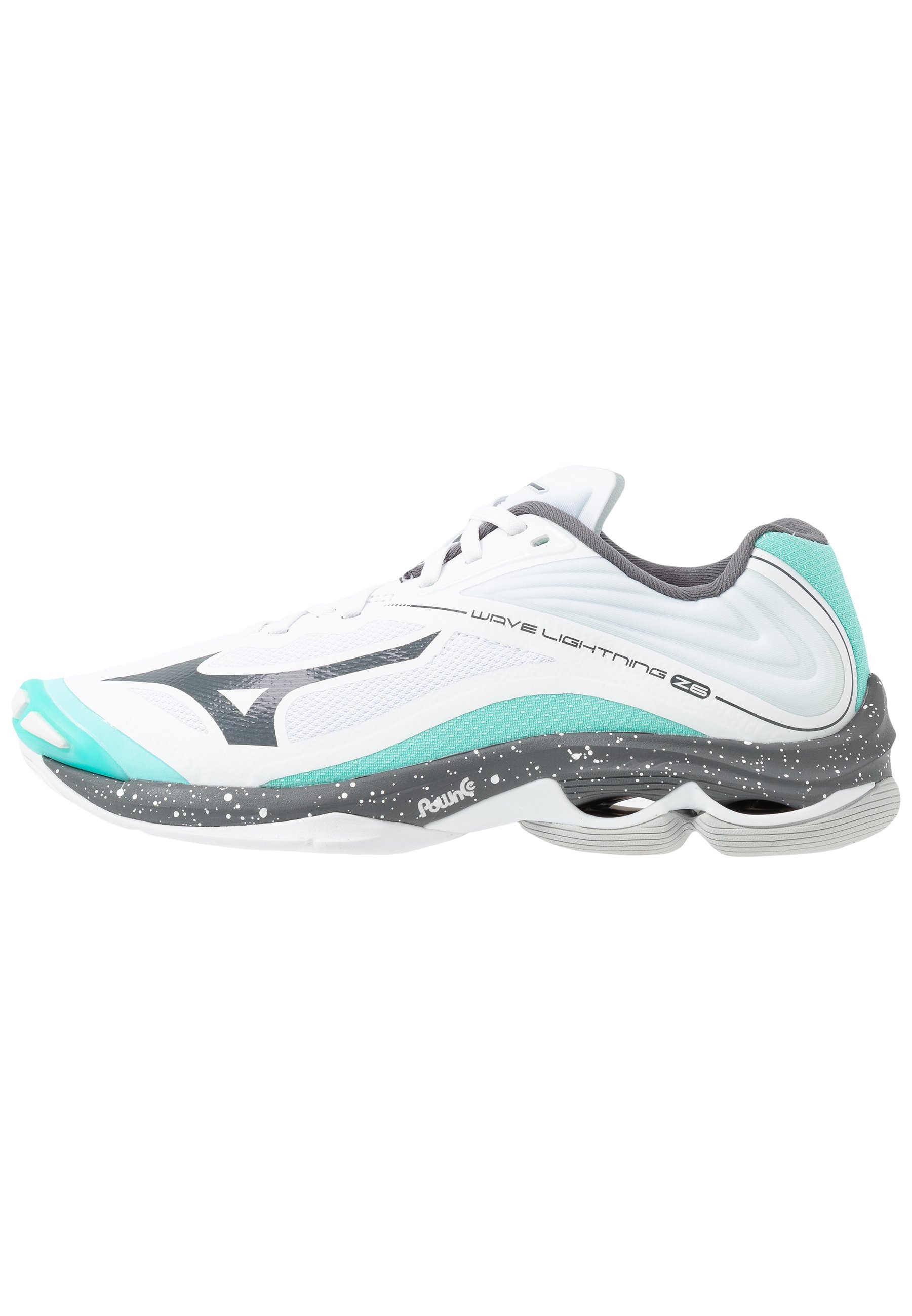 Mizuno WAVE LIGHTNING Z6 Volleyballsko whitedark shadow Mizuno WAVE LIGHTNING Z6 Volleyballsko whitedark shadow