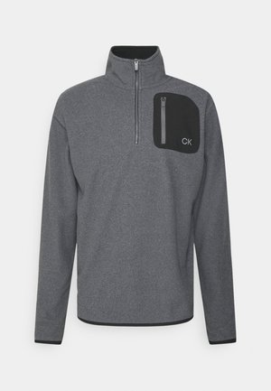 Calvin Klein Golf PLANET HALF ZIP - Fleece trui - charcoal marl