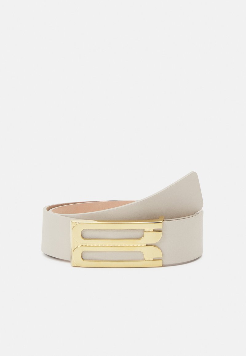 Victoria Beckham JUMBO FRAME BELT - Cinto - latte