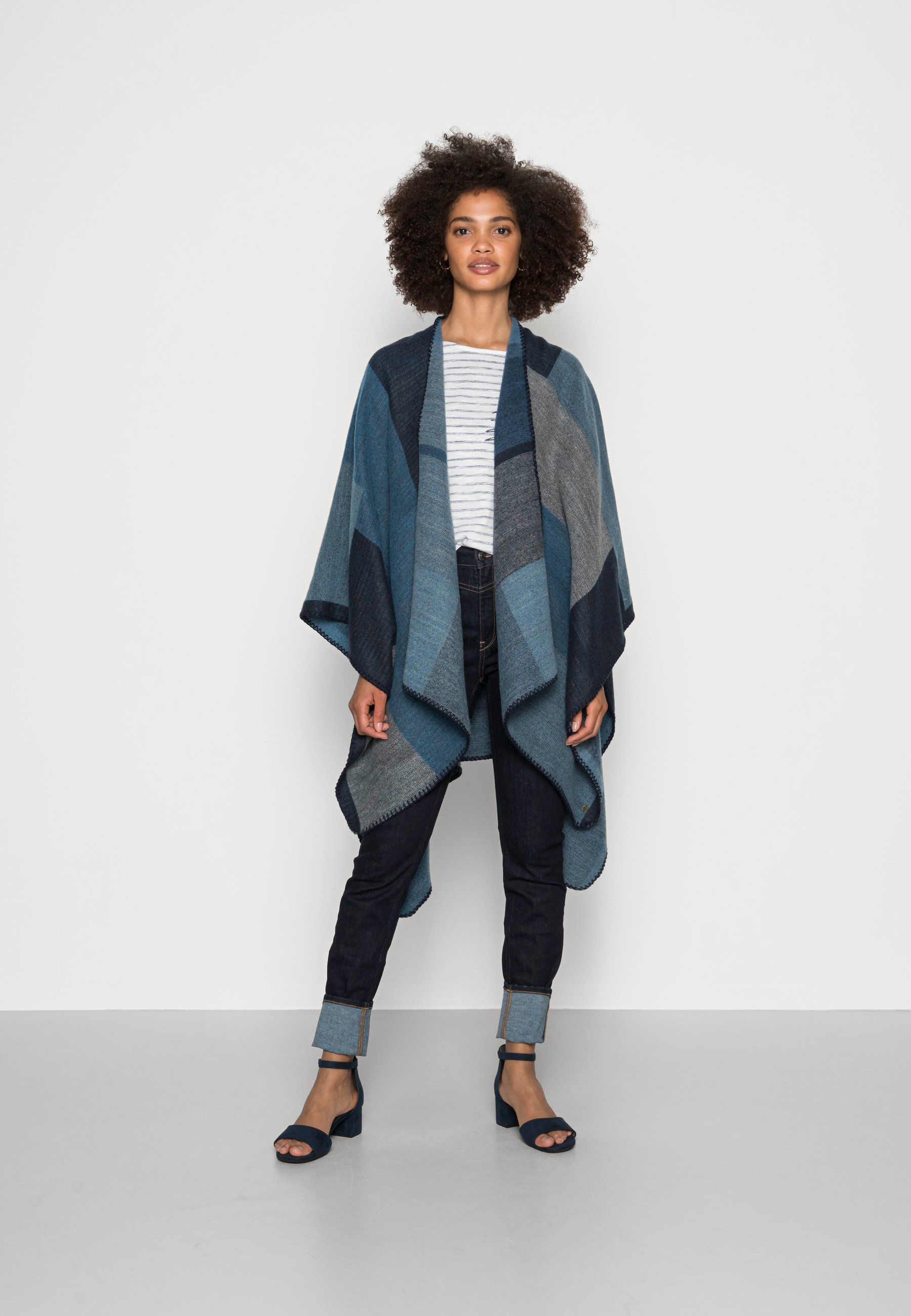 Esprit Poncho - navy/donkerblauw - Zalando.nl