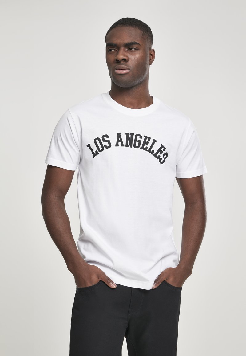 Mister Tee LOS ANGELES - T-Shirt print - white/weiß - Zalando.de