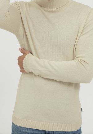 Strickpullover - mottled beige