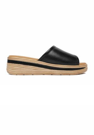 Lasocki, LASOCKI WOMEN'S FLIP-FLOPS BLACK - Mules med hæl - black