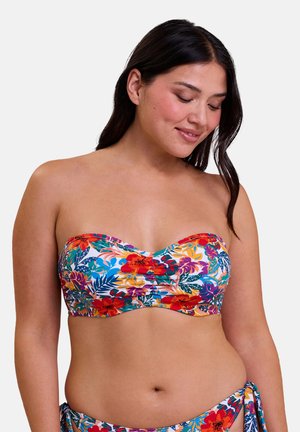 CURAÇAO - Haut de bikini - imprimé tropical multicolore