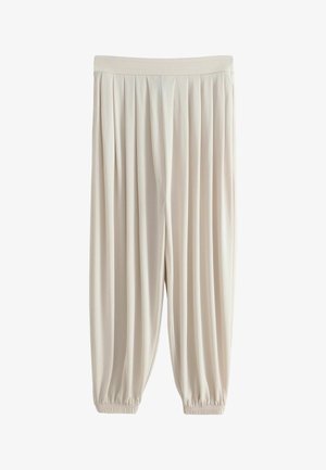 Next, PETITE FIT - SLINKY PLEATED BALLOON TROUSERS - Nadrágok - neutral