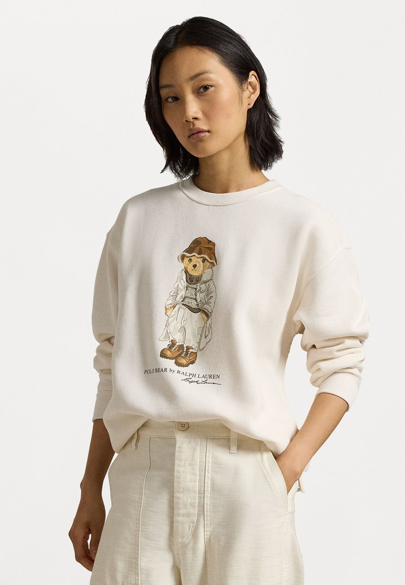 Polo Ralph Lauren POLO BEAR FLEECE CREWNECK SWEATSHIRT - Sweatshirt - antique cream