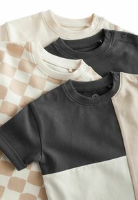 Next SHORT SLEEVE 4 PACK REGULAR FIT - T-shirts print - black white
