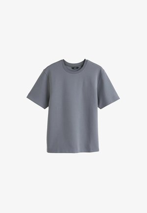 Next, REGULAR FIT - SMART SOFT TOUCH HEAVYWEIGHT T-SHIRT . - Lihtne T-särk - grey