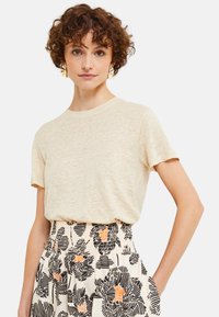 Monoprix LINEN - T-shirt basique - coton