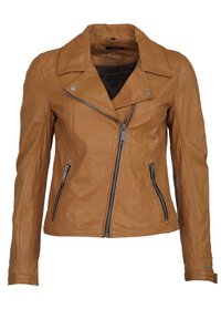 Maze Skinnjacka - black, cognac