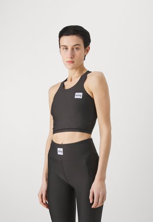 COVER UP - Light support sports bra - black