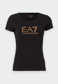 EA7 Emporio Armani Triko s potiskem - black