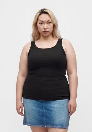 ONLY Carmakoma CARTIME TANK 2 PACK - Μπλούζα - black